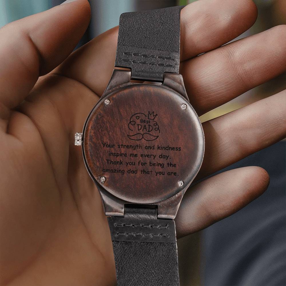 To My Dad Engraved Watch for Dad - Meaningful Father's Day Gift for Dad - 2024 Father's Day Gift Ideas for Dad