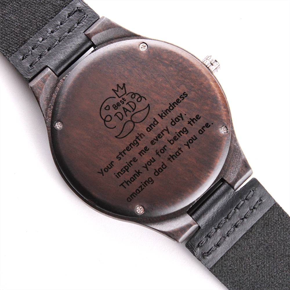 To My Dad Engraved Watch for Dad - Meaningful Father's Day Gift for Dad - 2024 Father's Day Gift Ideas for Dad