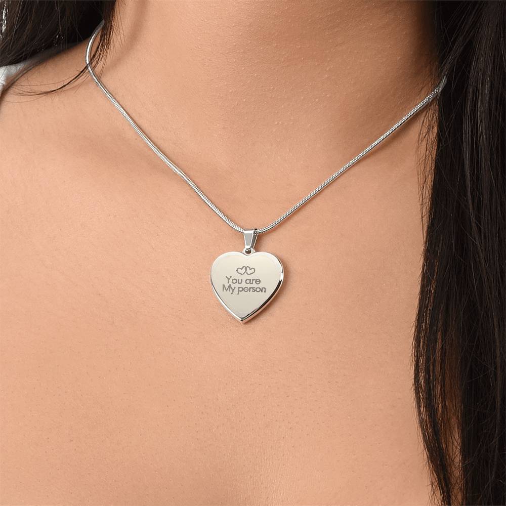 To my Wife - You are my person - Necklaces for Wife