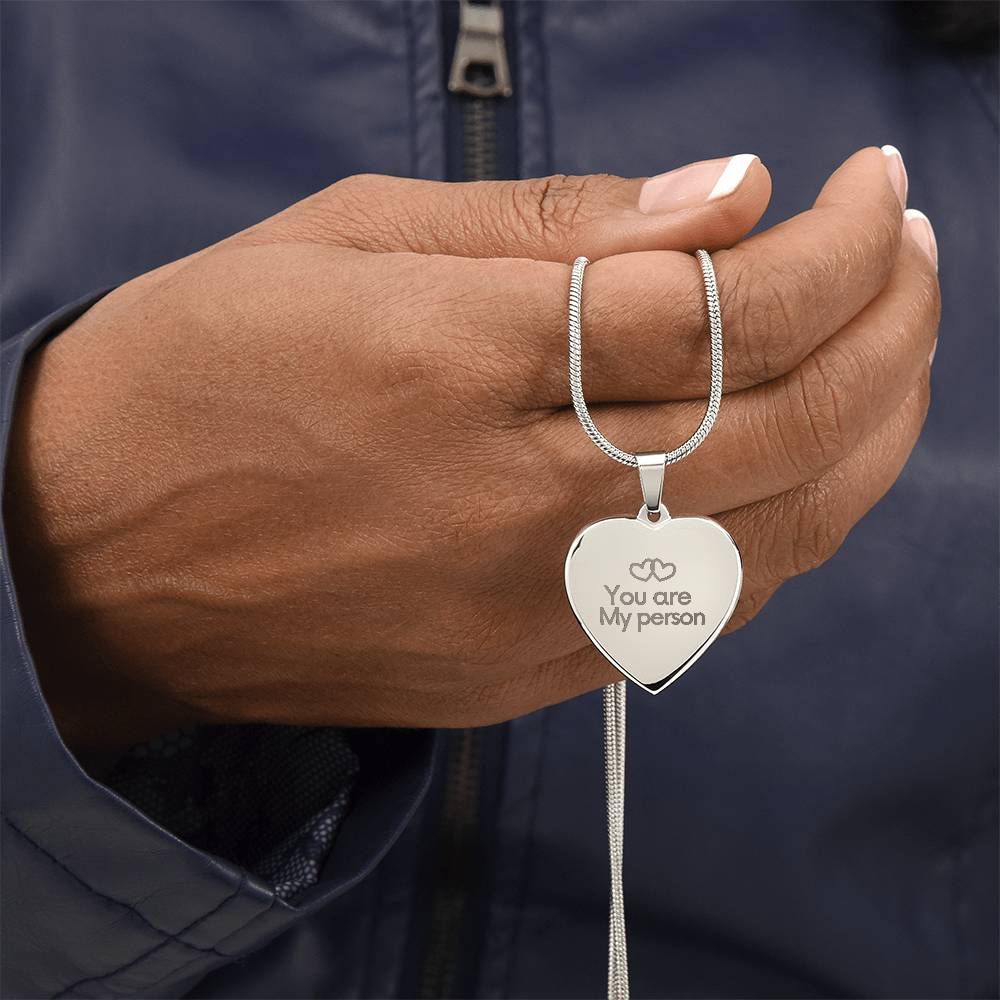 To my Wife - You are my person - Necklaces for Wife