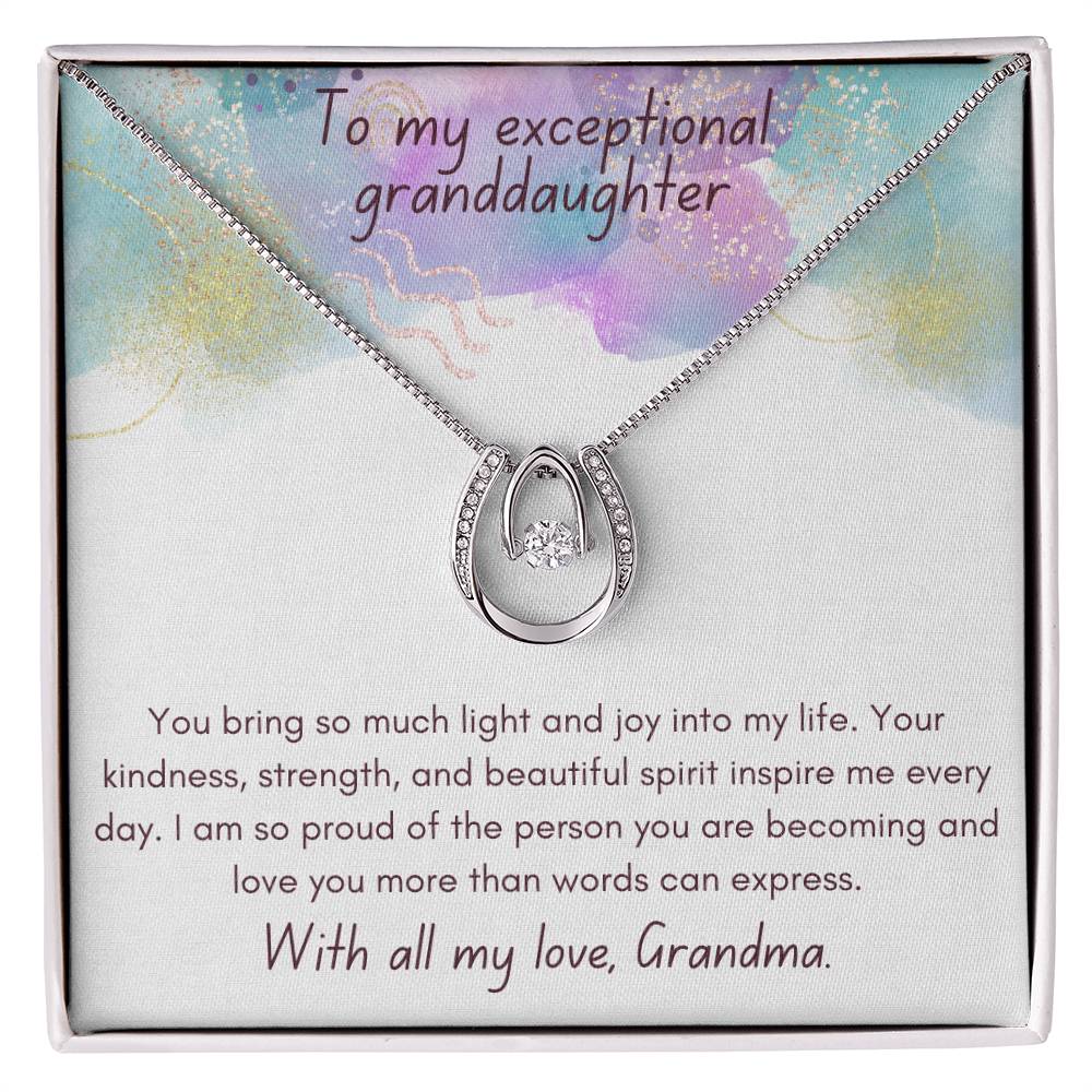 To my granddaughter - Presents for Granddaughter - Jewelry box for granddaughter- Birthday greeting for granddaughter