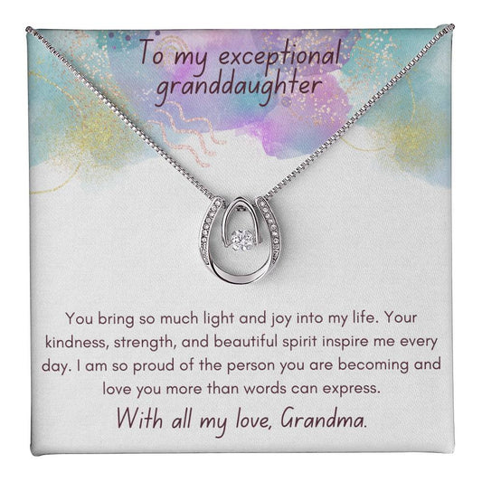 To my granddaughter - Presents for Granddaughter - Jewelry box for granddaughter- Birthday greeting for granddaughter