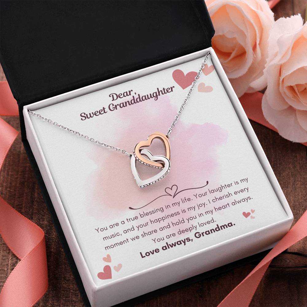 To my Granddaughter Gifts - Granddaughter Necklace - Birthday Gift Granddaughter