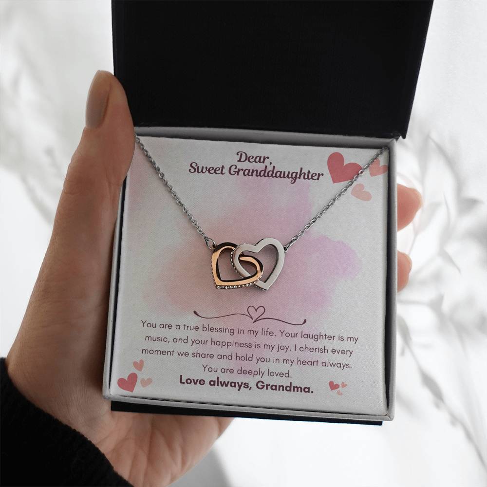 To my Granddaughter Gifts - Granddaughter Necklace - Birthday Gift Granddaughter