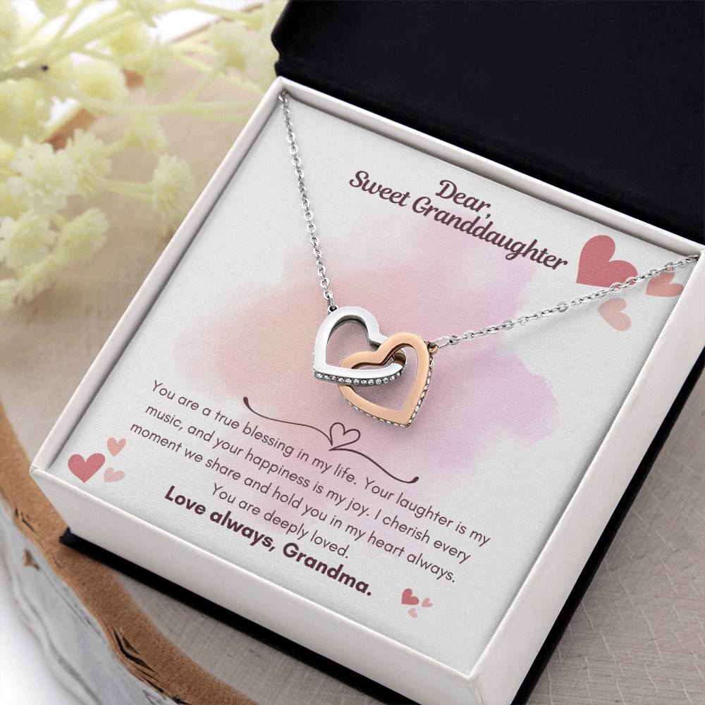 To my Granddaughter Gifts - Granddaughter Necklace - Birthday Gift Granddaughter