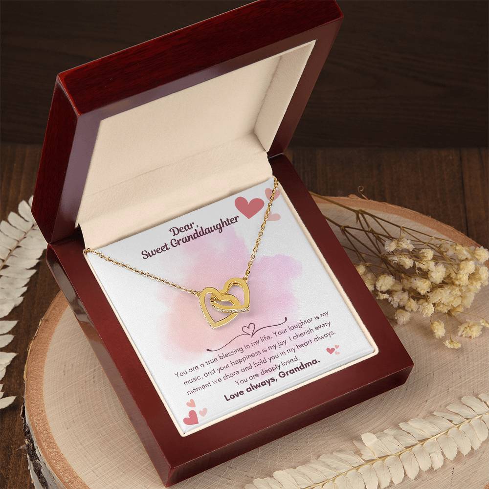 To my Granddaughter Gifts - Granddaughter Necklace - Birthday Gift Granddaughter