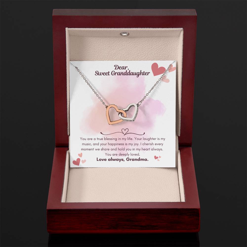 To my Granddaughter Gifts - Granddaughter Necklace - Birthday Gift Granddaughter