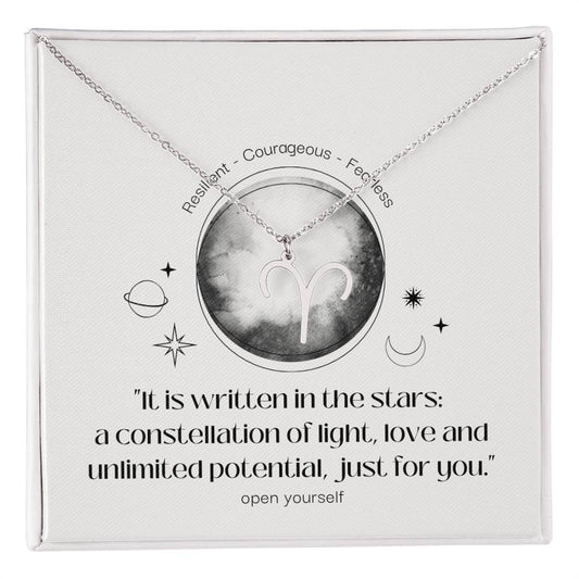 Zodiac Symbol Necklace - Astrology Necklace - Zodiac Jewelry - Mindfulness Jewelry