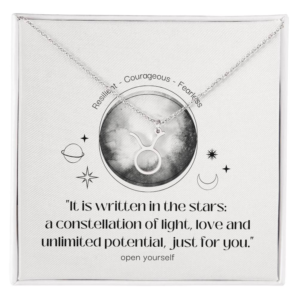 Zodiac Symbol Necklace - Astrology Necklace - Zodiac Jewelry - Mindfulness Jewelry