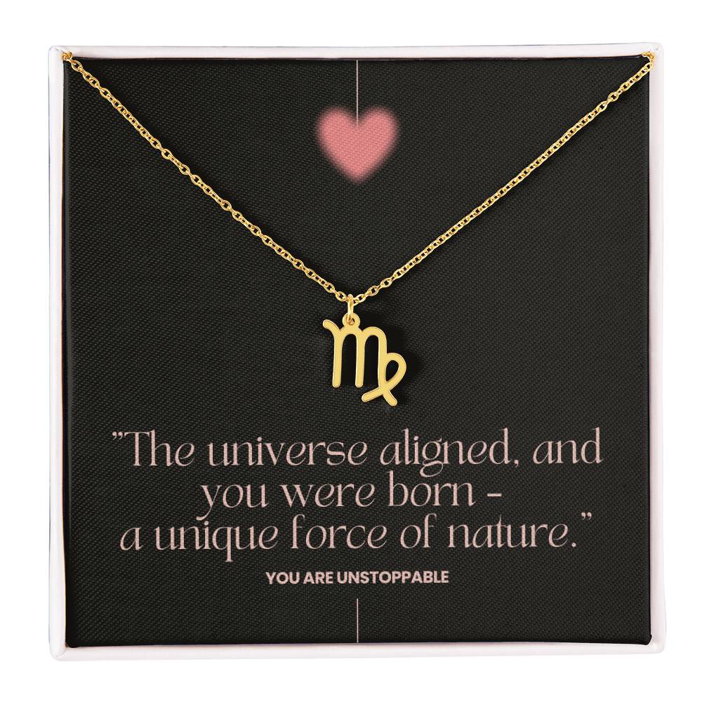 Zodiac Symbol Necklace - Astrology Necklace - Zodiac Jewelry