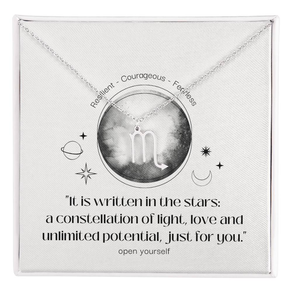 Zodiac Symbol Necklace - Astrology Necklace - Zodiac Jewelry - Mindfulness Jewelry