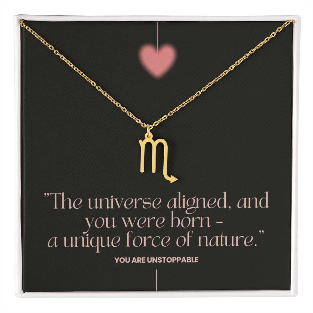 Zodiac Symbol Necklace - Astrology Necklace - Zodiac Jewelry