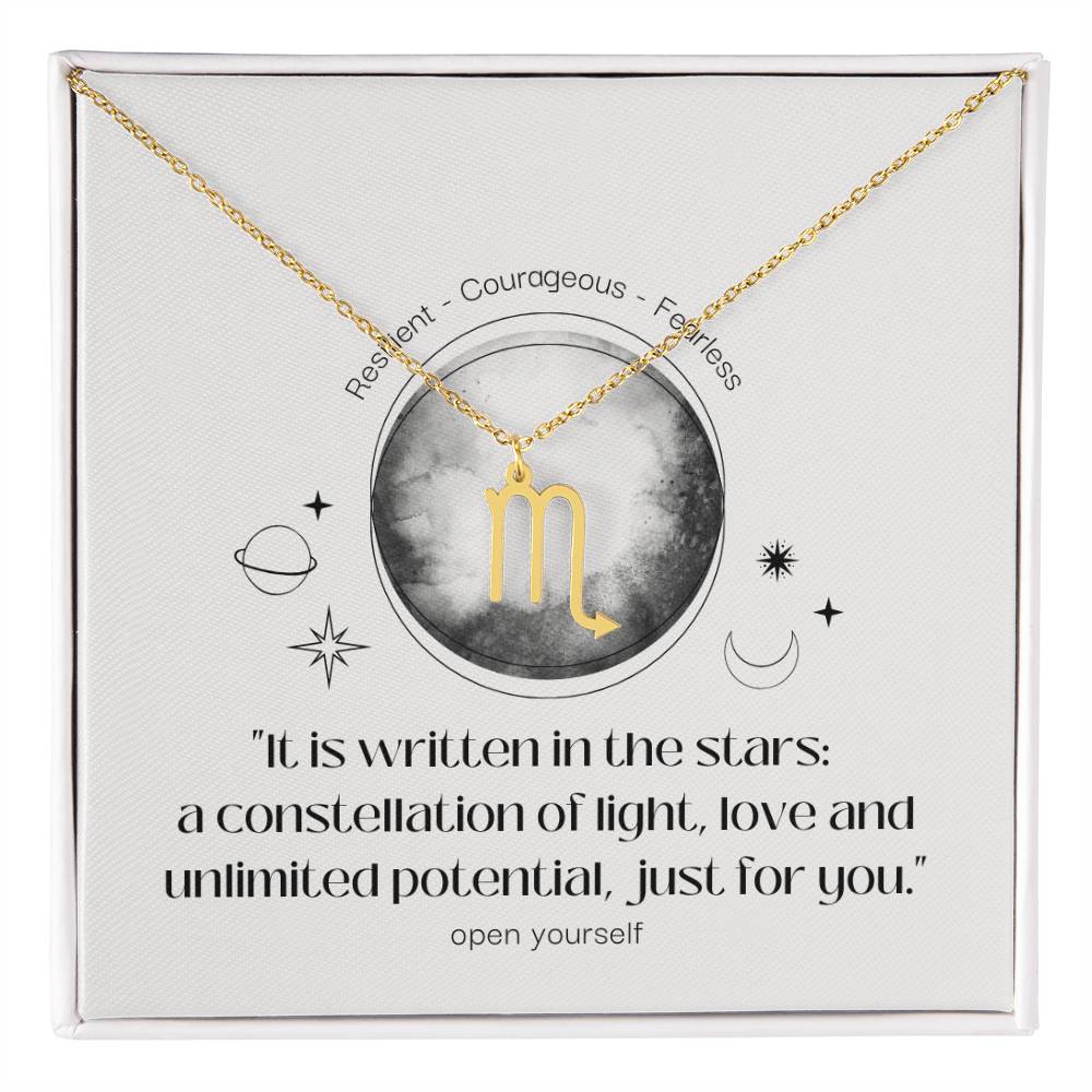 Zodiac Symbol Necklace - Astrology Necklace - Zodiac Jewelry - Mindfulness Jewelry