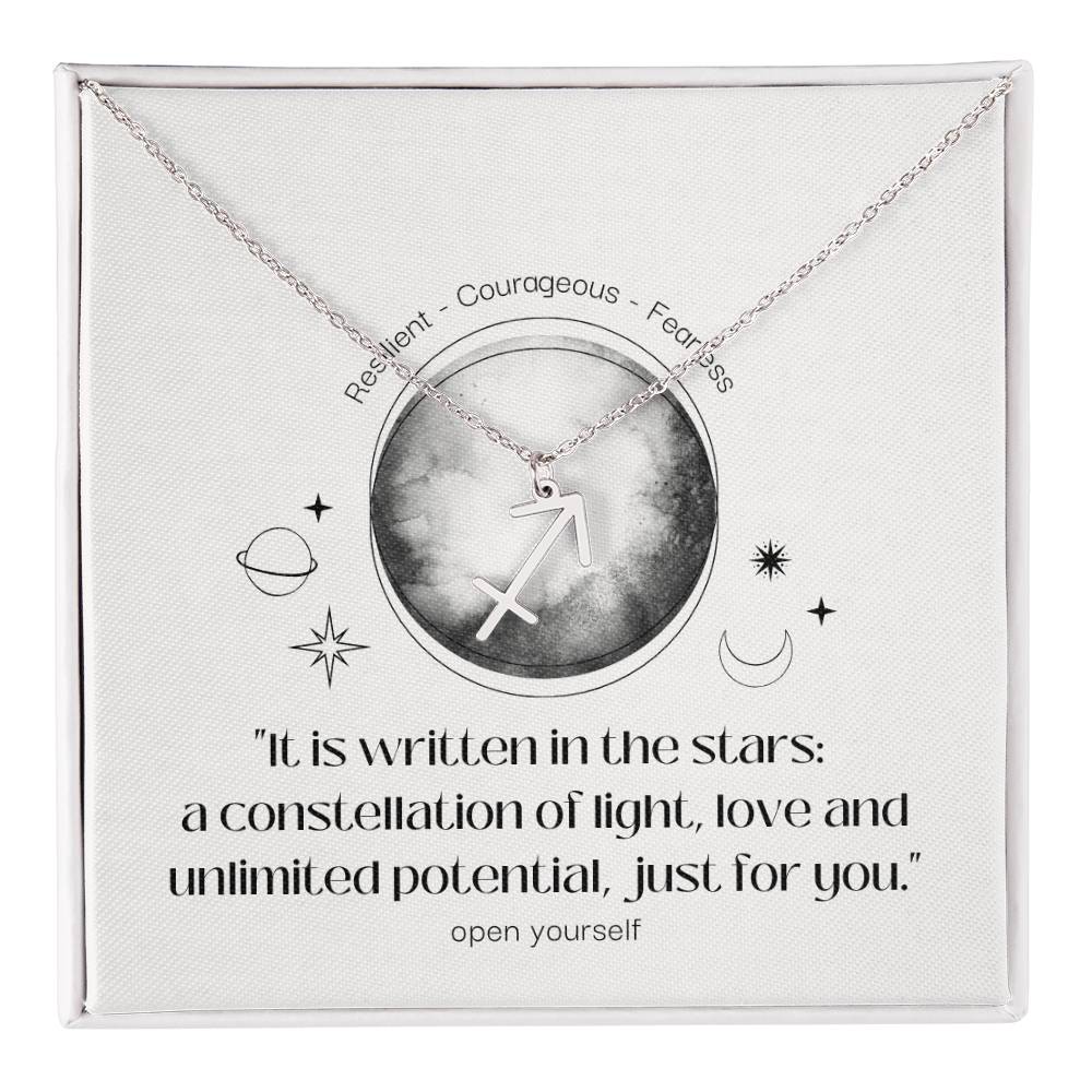 Zodiac Symbol Necklace - Astrology Necklace - Zodiac Jewelry - Mindfulness Jewelry