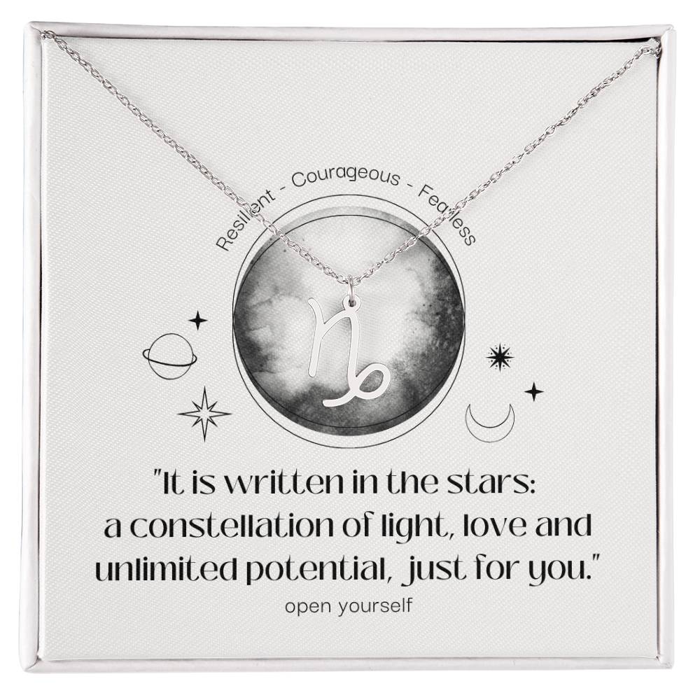 Zodiac Symbol Necklace - Astrology Necklace - Zodiac Jewelry - Mindfulness Jewelry