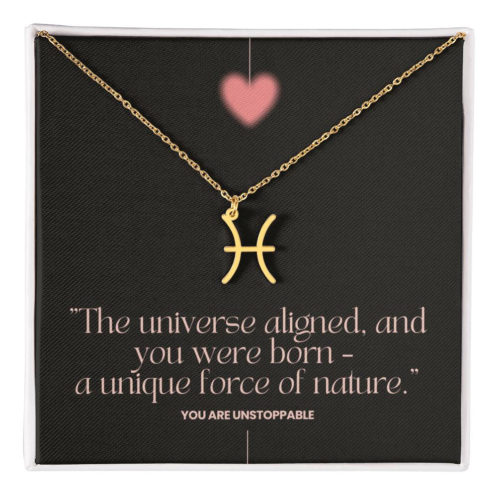 Zodiac Symbol Necklace - Astrology Necklace - Zodiac Jewelry