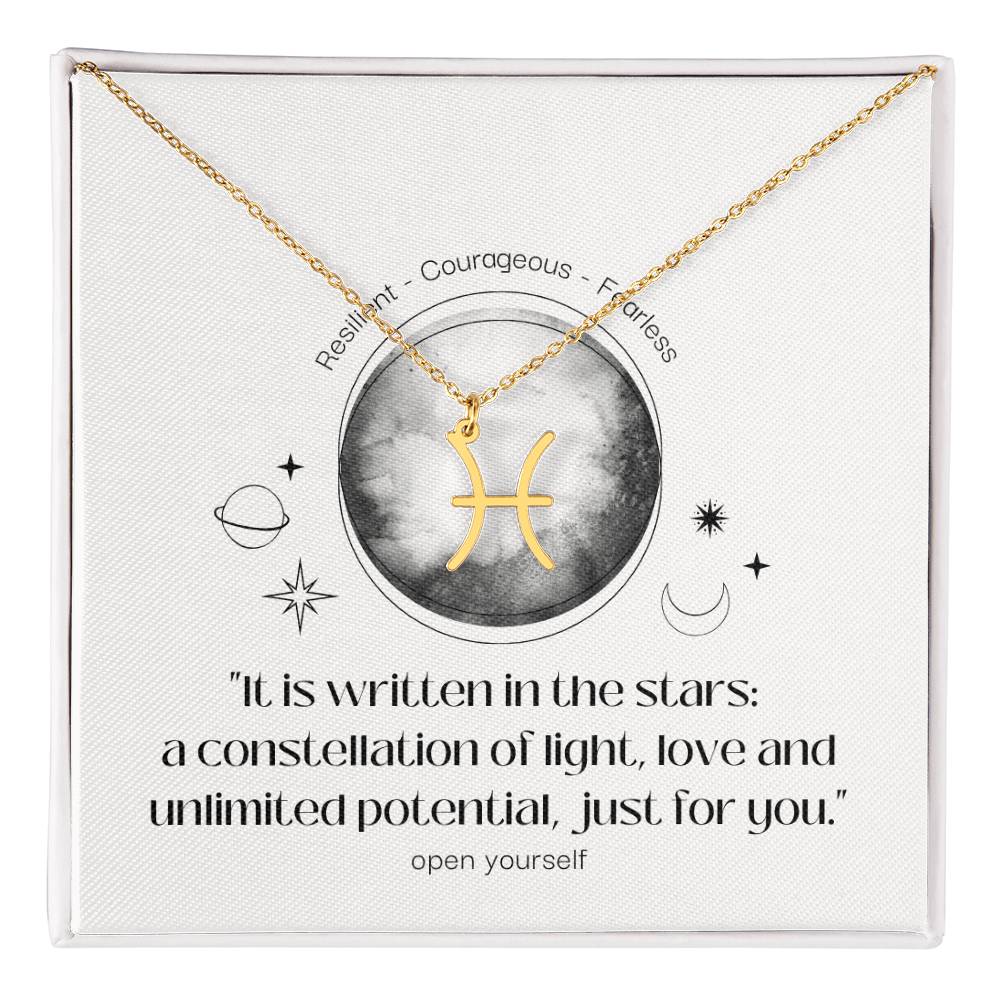 Zodiac Symbol Necklace - Astrology Necklace - Zodiac Jewelry - Mindfulness Jewelry