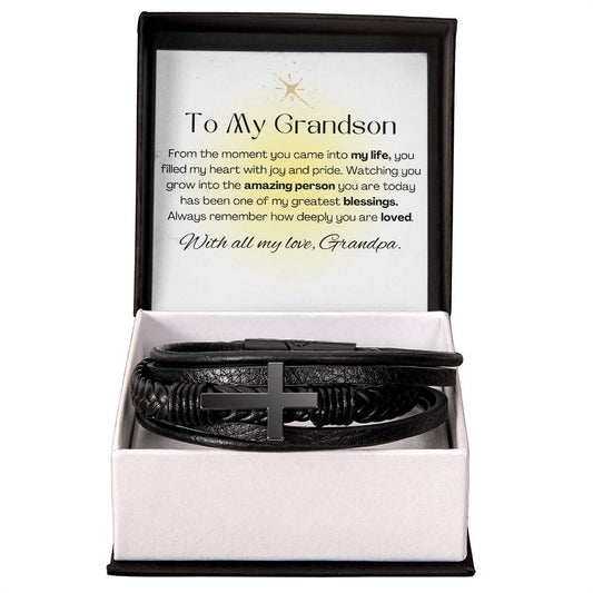 Bracelet for Grandson - Presents for Grandson - Grandson Graduation Gift