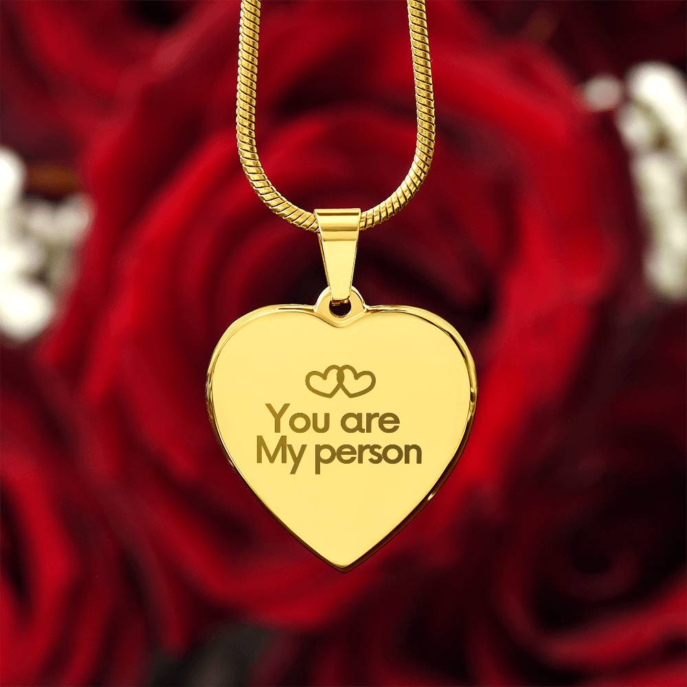 To my Wife - You are my person - Necklaces for Wife