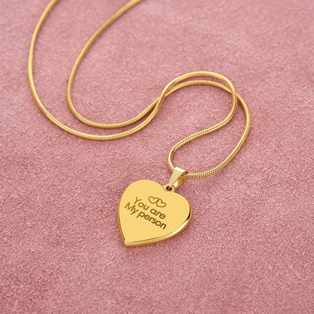 To my Wife - You are my person - Necklaces for Wife