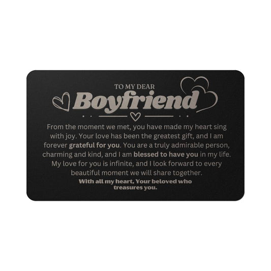 Sentimental Boyfriend Gift - Boyfriend Christmas Presents Ideas - Best christmas Present Boyfriend