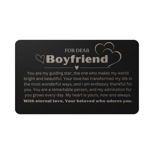 Sentimental Boyfriend Gift - Boyfriend Christmas Presents Ideas - Best christmas Present Boyfriend