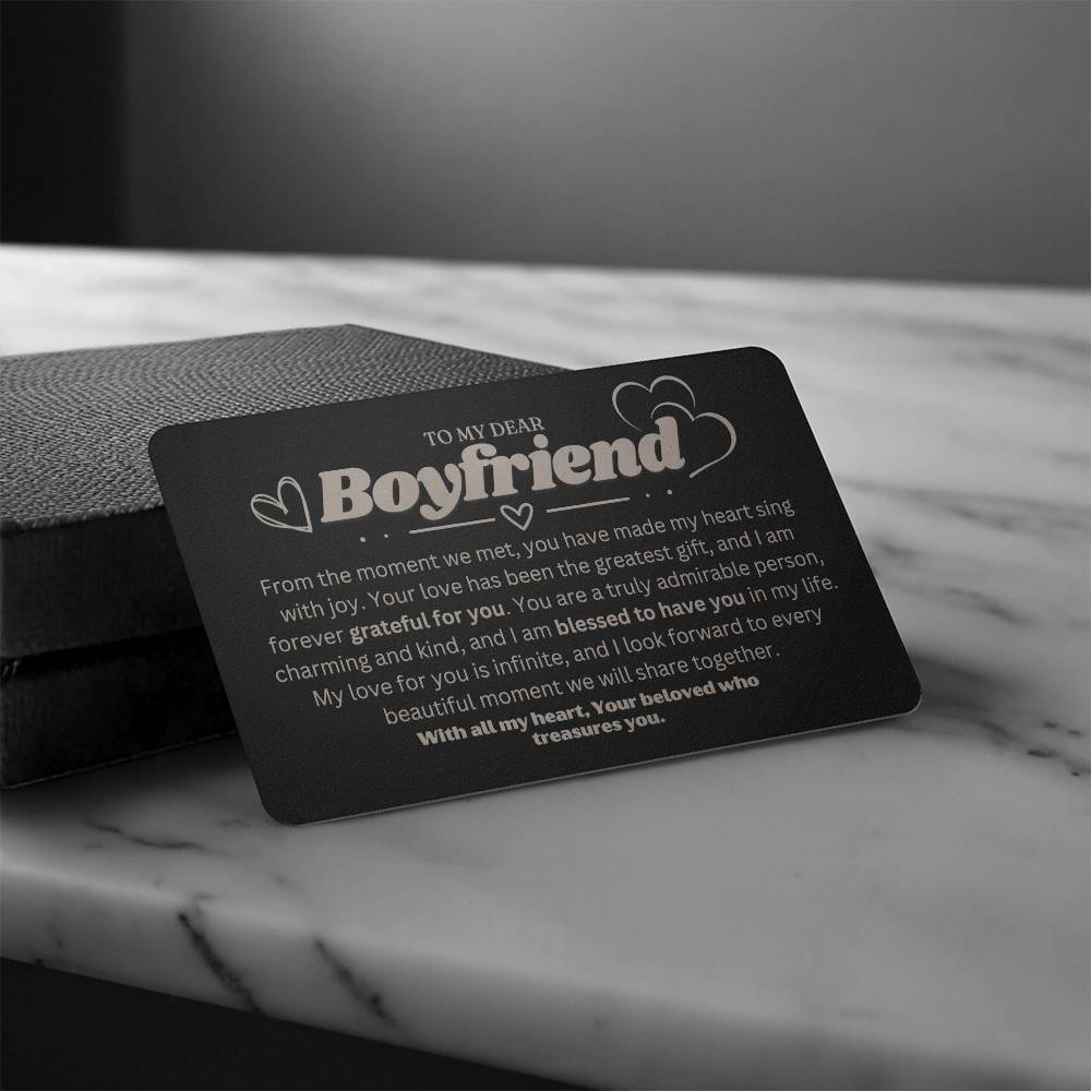 Sentimental Boyfriend Gift - Boyfriend Christmas Presents Ideas - Best christmas Present Boyfriend