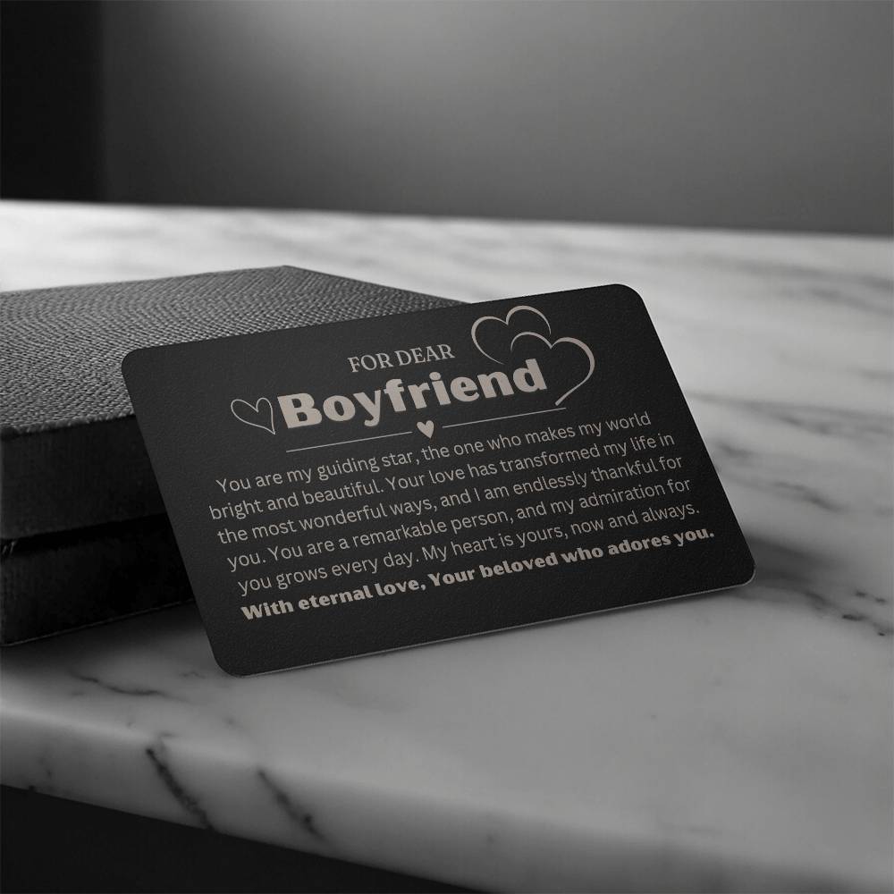 Sentimental Boyfriend Gift - Boyfriend Christmas Presents Ideas - Best christmas Present Boyfriend