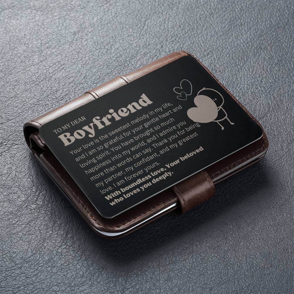 Best Birthday Present Boyfriend - 1st Anniversary Boyfriend Gifts - Sentimental Boyfriend Gift