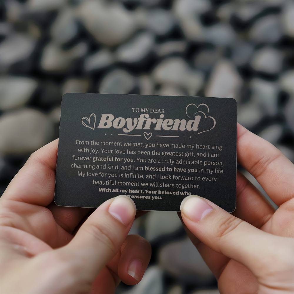 Sentimental Boyfriend Gift - Boyfriend Christmas Presents Ideas - Best christmas Present Boyfriend