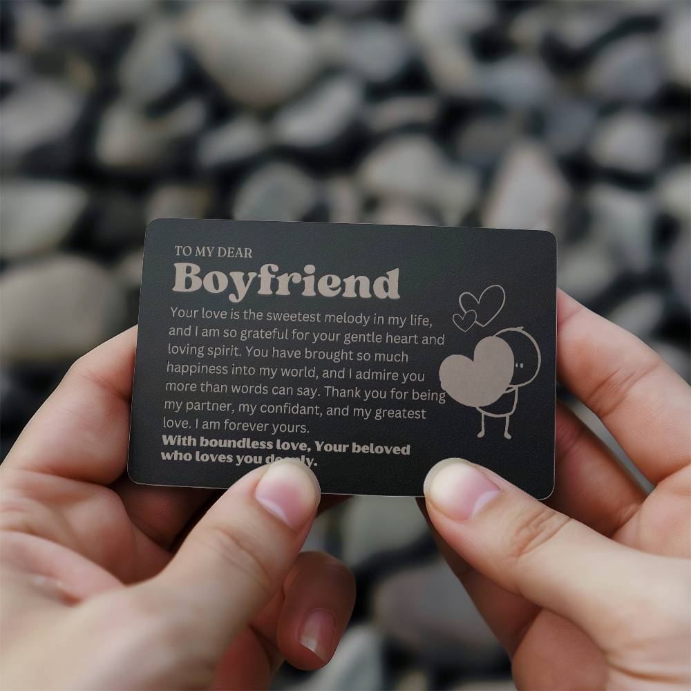 Best Birthday Present Boyfriend - 1st Anniversary Boyfriend Gifts - Sentimental Boyfriend Gift