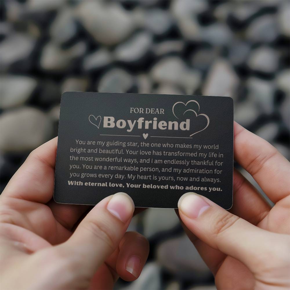 Sentimental Boyfriend Gift - Boyfriend Christmas Presents Ideas - Best christmas Present Boyfriend