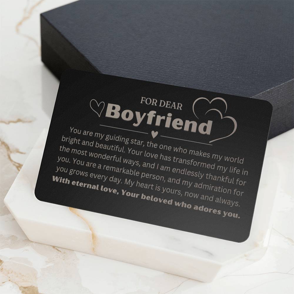 Sentimental Boyfriend Gift - Boyfriend Christmas Presents Ideas - Best christmas Present Boyfriend