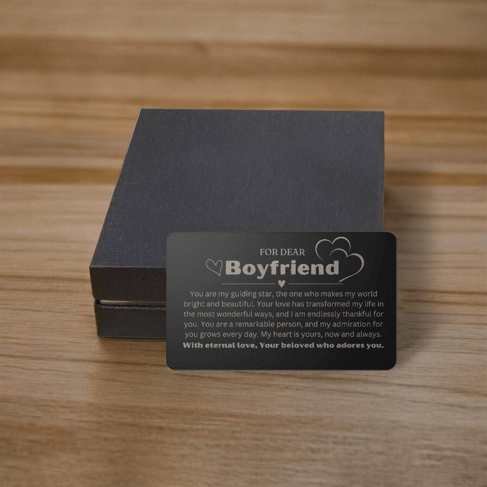 Sentimental Boyfriend Gift - Boyfriend Christmas Presents Ideas - Best christmas Present Boyfriend