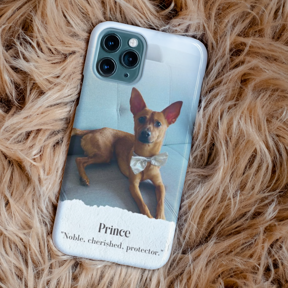 Dog Lover Gift - Custom Phone Case  - Phone Case with Picture